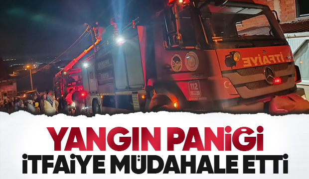 Akyazı'da ev yangını