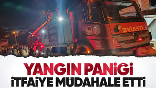 Akyazı'da ev yangını