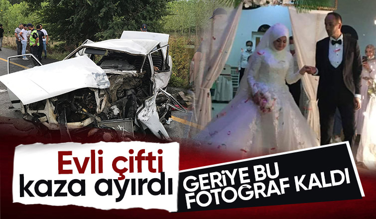 Akyazı da evli çifti kaza ayırdı