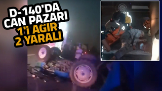 Akyazı'da feci kaza: 1'i ağır 2 yaralı