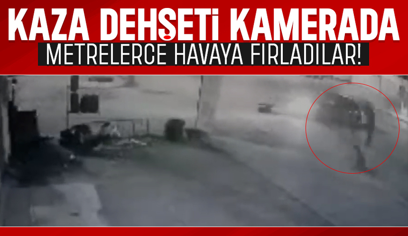 Akyazı'da feci kaza kamerada