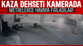 Akyazı'da feci kaza kamerada