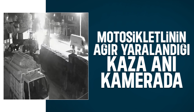 Akyazı'da feci kaza kamerada