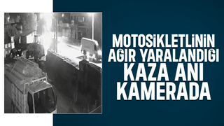 Akyazı'da feci kaza kamerada