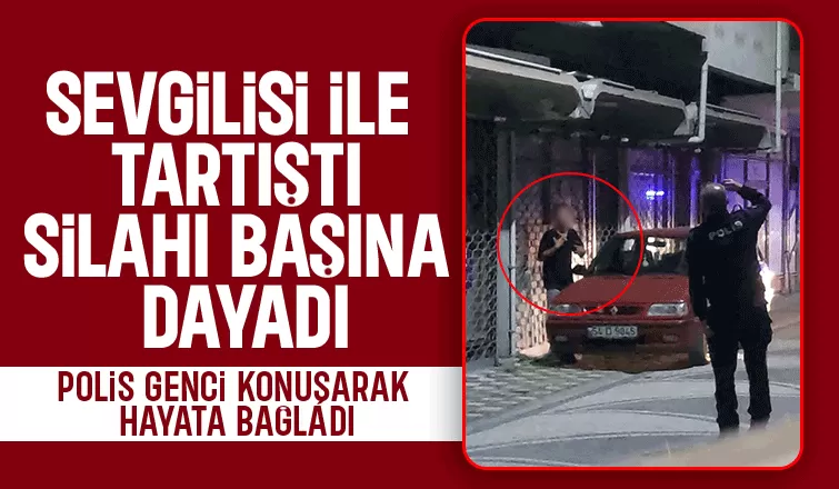 Akyazı'da gerilim dolu dakikalar: Polis ikna edip genci kurtardı