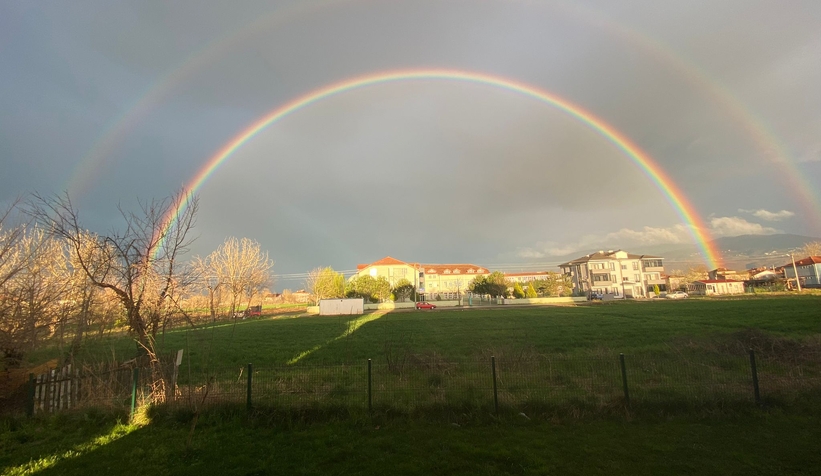 Akyazı'da gökkuşağı