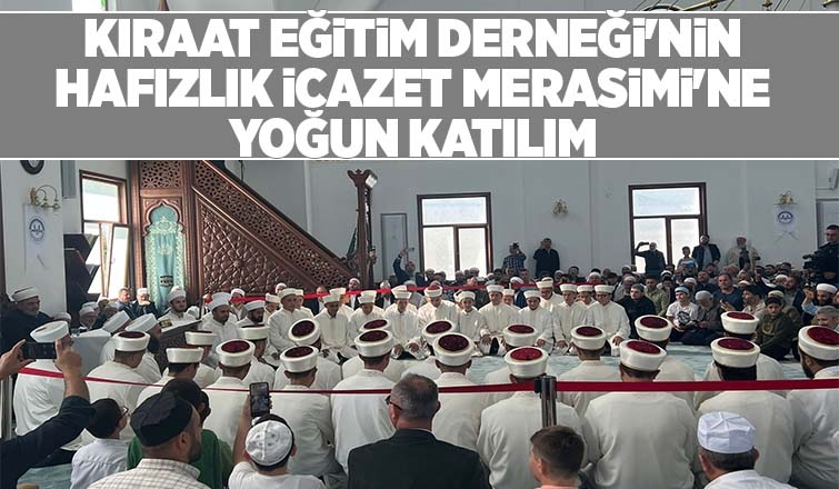 Akyazı'da hafızlığı tamamlayan 39 öğrenci için icazet programı