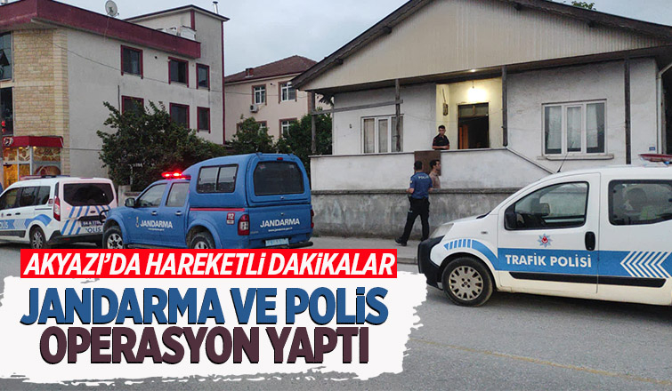 Akyazı'da hareketli dakikalar