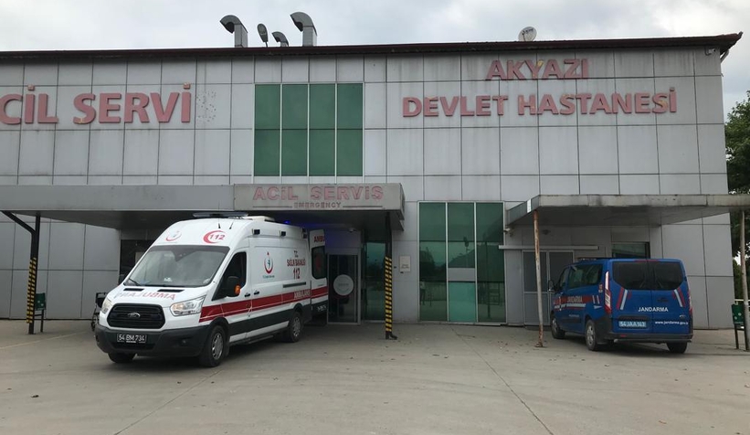 Akyazı'da motosiklet kazası 1 yaralı