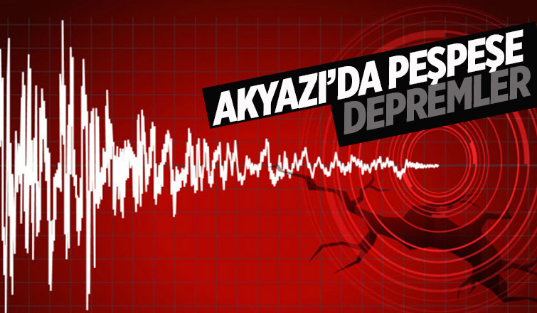 Akyazı'da iki deprem