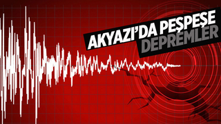 Akyazı'da iki deprem