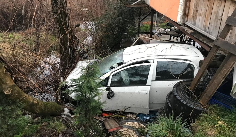 Akyazı'da ilginç kaza