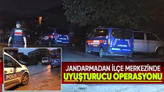 Akyazı'da jandarmadan uyuşturucu operasyonu