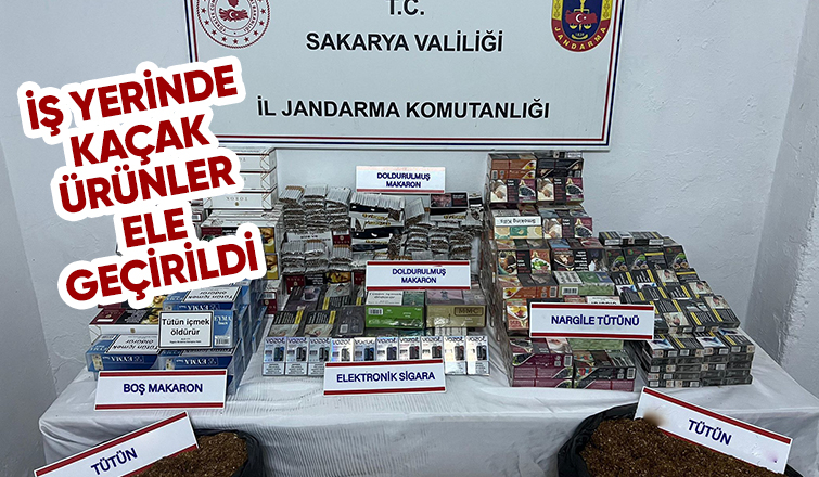 Akyazı'da kaçakçılık operasyonu