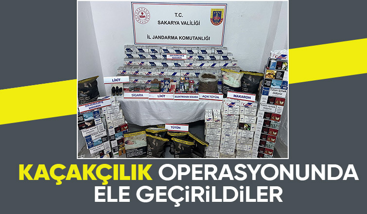 Akyazı'da kaçakçılık operasyonu