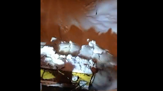 Akyazı'da kar yolları kapadı