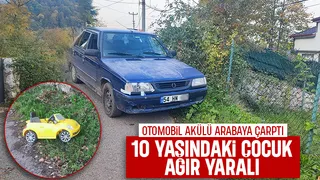 Akyazı'da kaza: 10 yaşındaki çocuk ağır yaralı