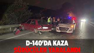 Akyazı'da kaza 2 yaralı