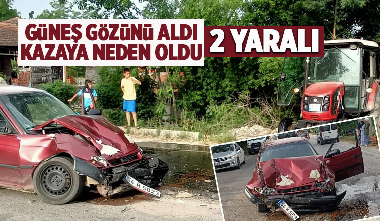 Akyazı'da kaza: 2 yaralı