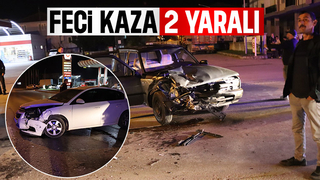 Akyazı'da kaza 2 yaralı