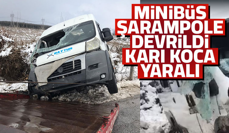 Akyazı'da kaza 2 yaralı