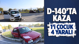 Akyazı'da kaza: 4 yaralı