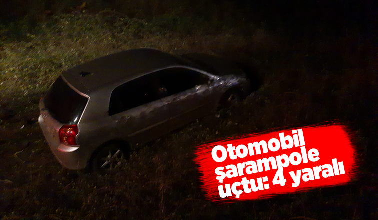 Akyazı'da kaza: 4 yaralı