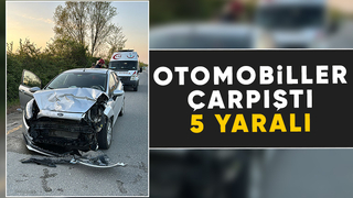 Akyazı'da kaza: 5 yaralı