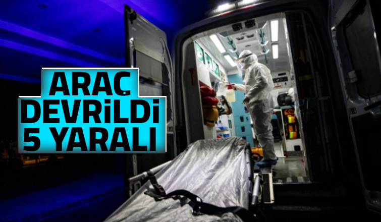 Akyazı'da kaza: 5 yaralı