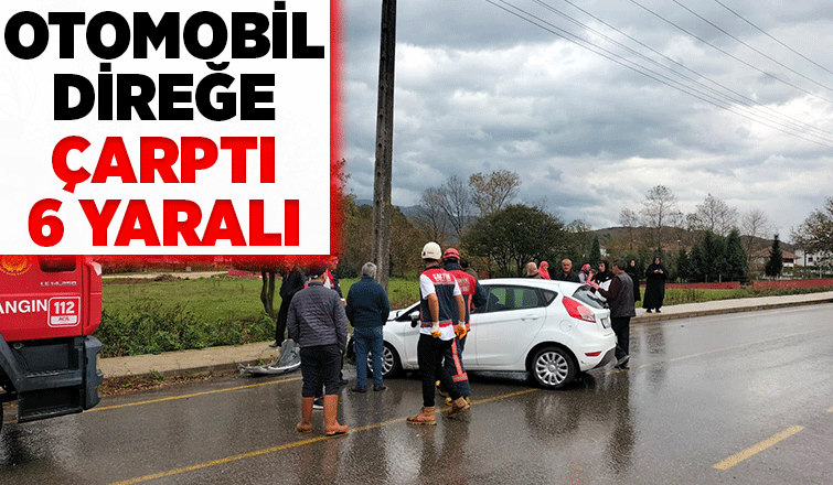 Akyazı'da kaza: 6 yaralı