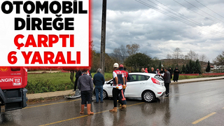 Akyazı'da kaza: 6 yaralı