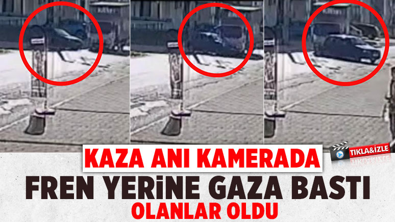 Akyazı'da kaza anı Kamerada 