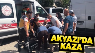 Akyazı'da kaza böyle geldi
