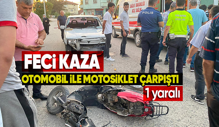 Akyazı'da kaza: 1 yaralı