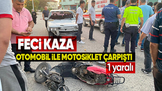 Akyazı'da kaza: 1 yaralı