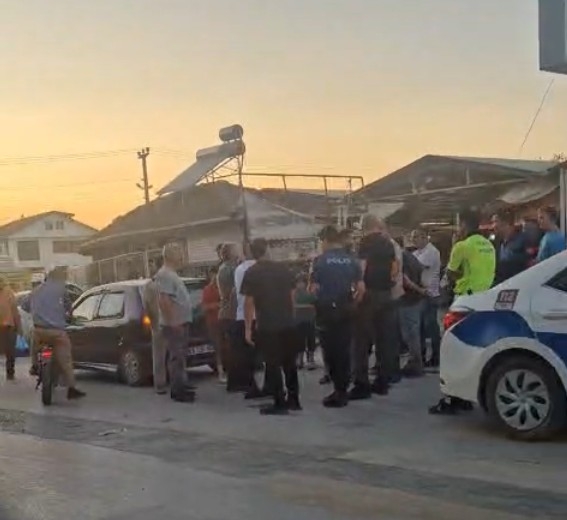 Akyazı'da kaza sonrası gerginlik