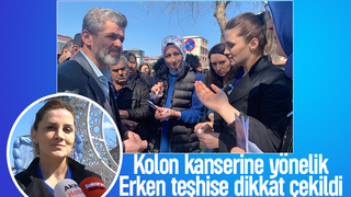 Akyazı'da kolorektal kanseri farkındalık etkinliği