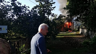 Akyazı'da korku dolu anlar, tüpler ardı ardına patladı