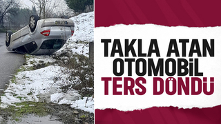 Akyazı'da korkutan kaza