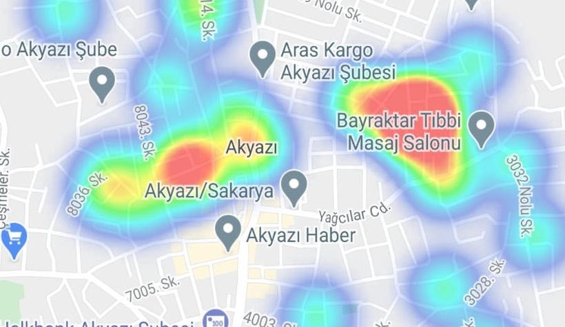 Akyazı'da korona vakaları patladı