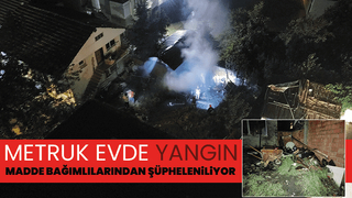 Akyazı'da metruk evde yangın