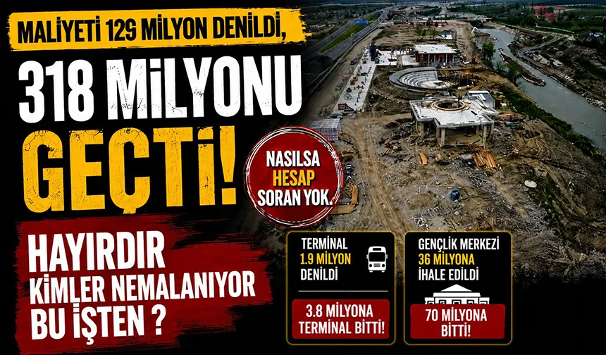 Akyazı'da Milyonluk Proje Tartışması: Parkın maliyeti yeni ihale ile 318 milyon lirayı aştı