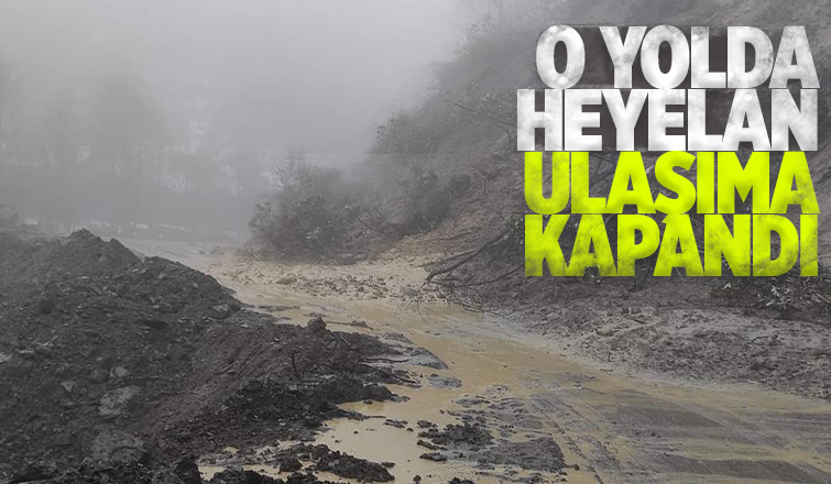 Akyazı'da o yol heyelan nedeniyle ulaşıma kapandı
