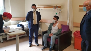 Akyazı'da öğretmenlerin aşılanmasına başlandı