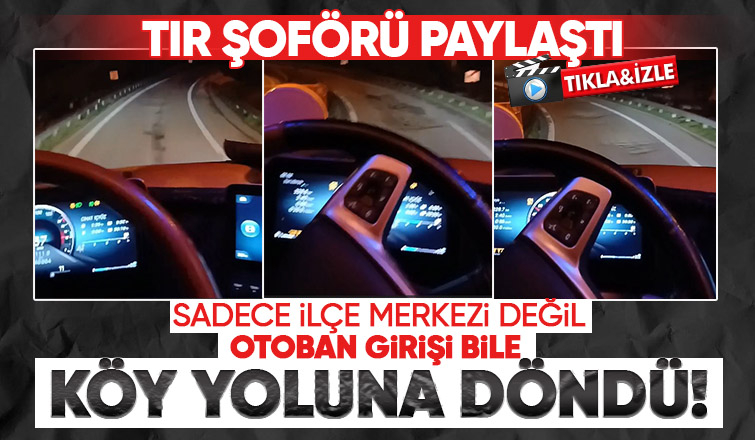 Akyazı da otoban girişi bakımsızlıktan köstebek yuvasına döndü