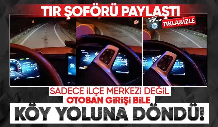 Akyazı da otoban girişi bakımsızlıktan köstebek yuvasına döndü