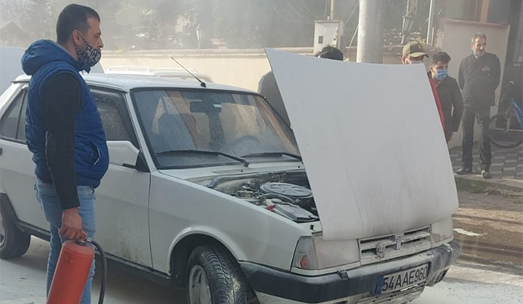 Akyazı'da panik anları