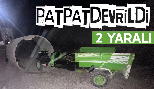 Akyazı'da pat pat kazası 2 yaralı