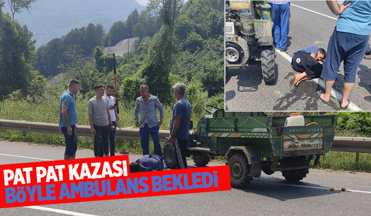 Akyazı'da pat pat kazası