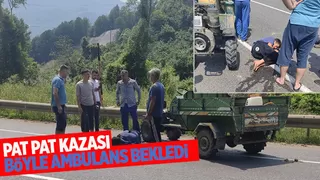 Akyazı'da pat pat kazası